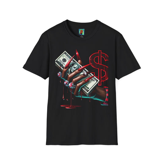 Fashion Money and Blood Graphic T-Shirt