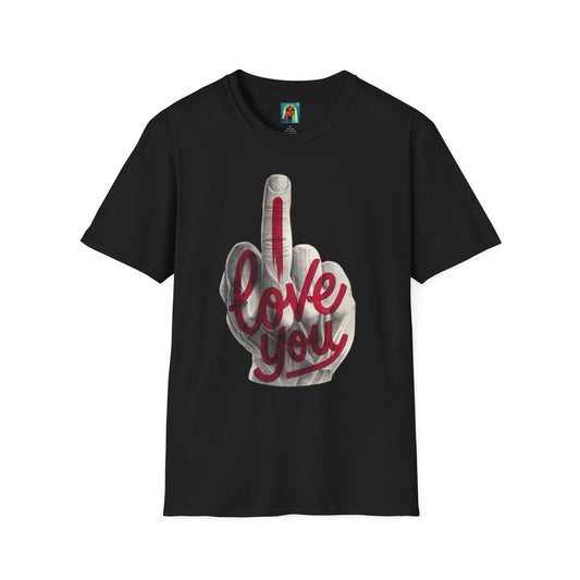 Middle Finger To Love Unisex T-Shirt