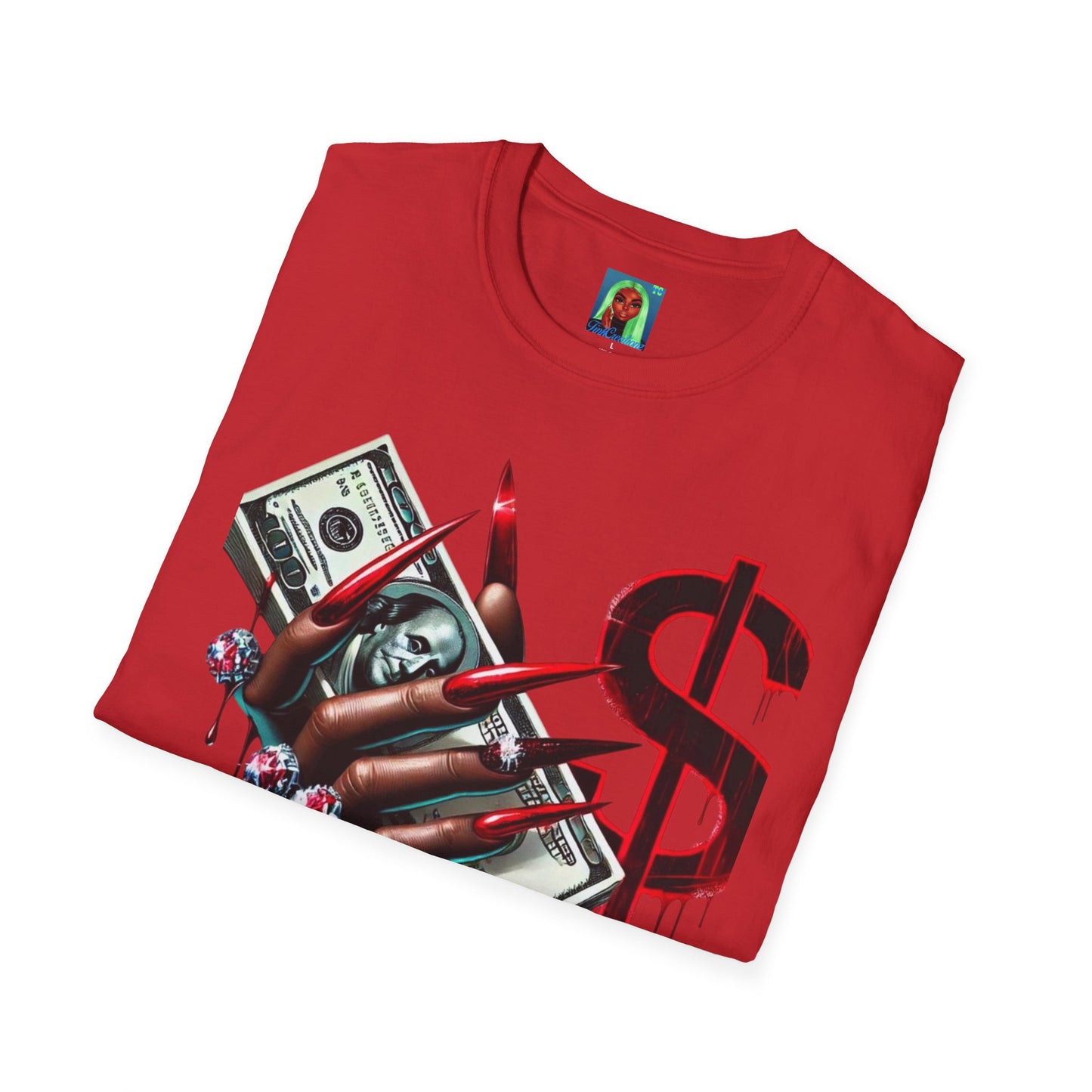 Fashion Money and Blood Graphic T-Shirt
