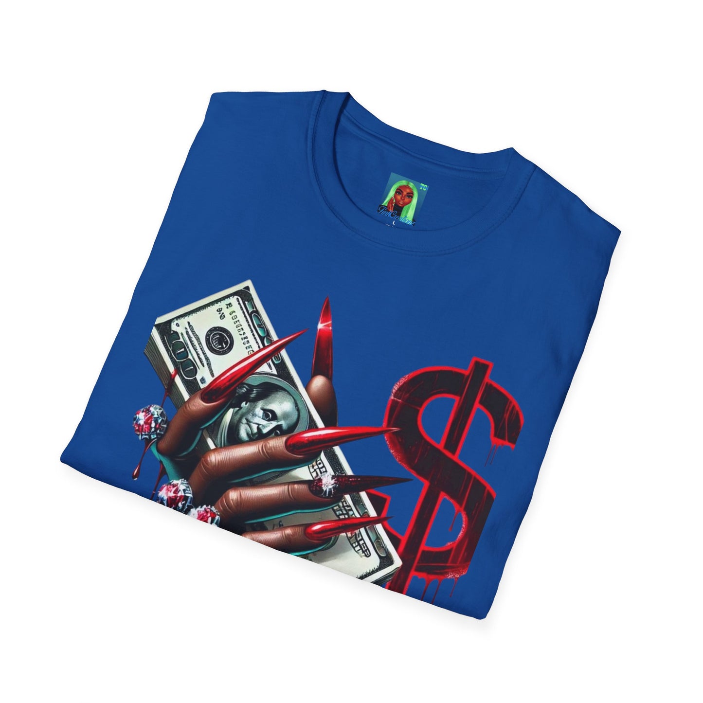 Fashion Money and Blood Graphic T-Shirt