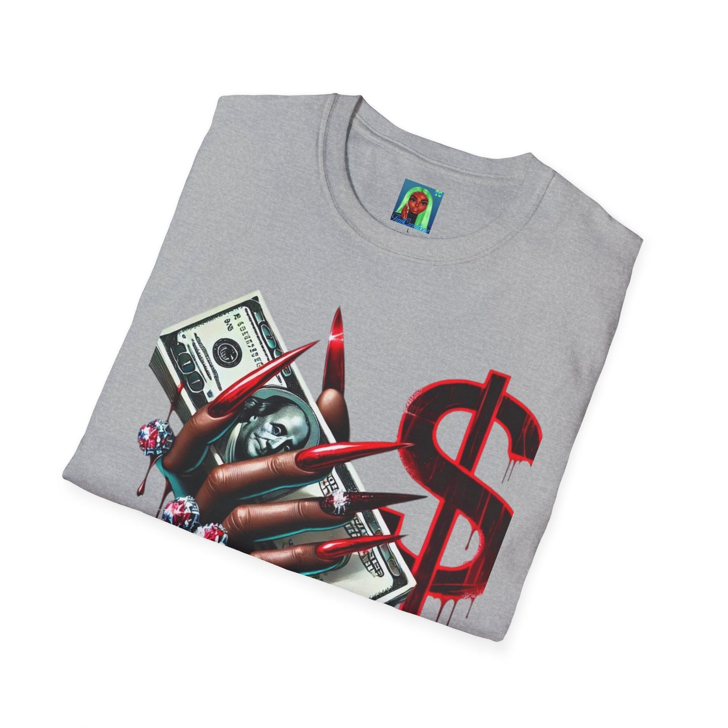 Fashion Money and Blood Graphic T-Shirt