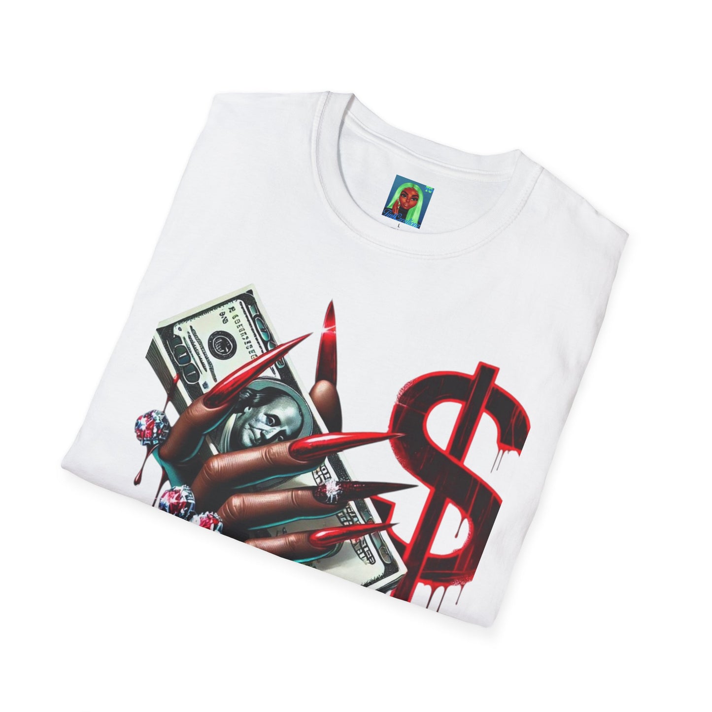 Fashion Money and Blood Graphic T-Shirt