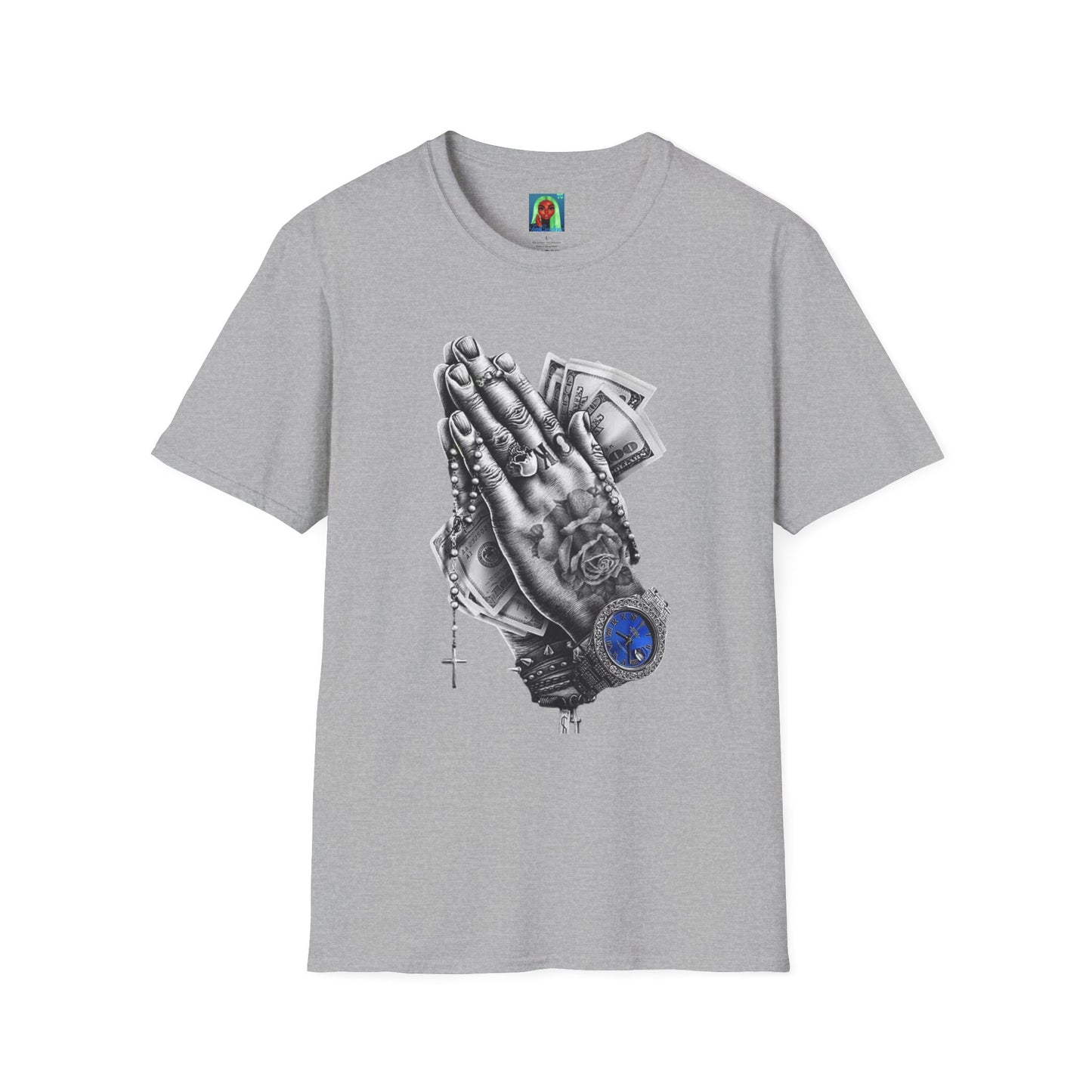 Prayer Hands Graphic Tee, Unisex T-Shirt for Faith and Style, Unique Gift for Religion Lovers, Casual Wear, Everyday Comfort