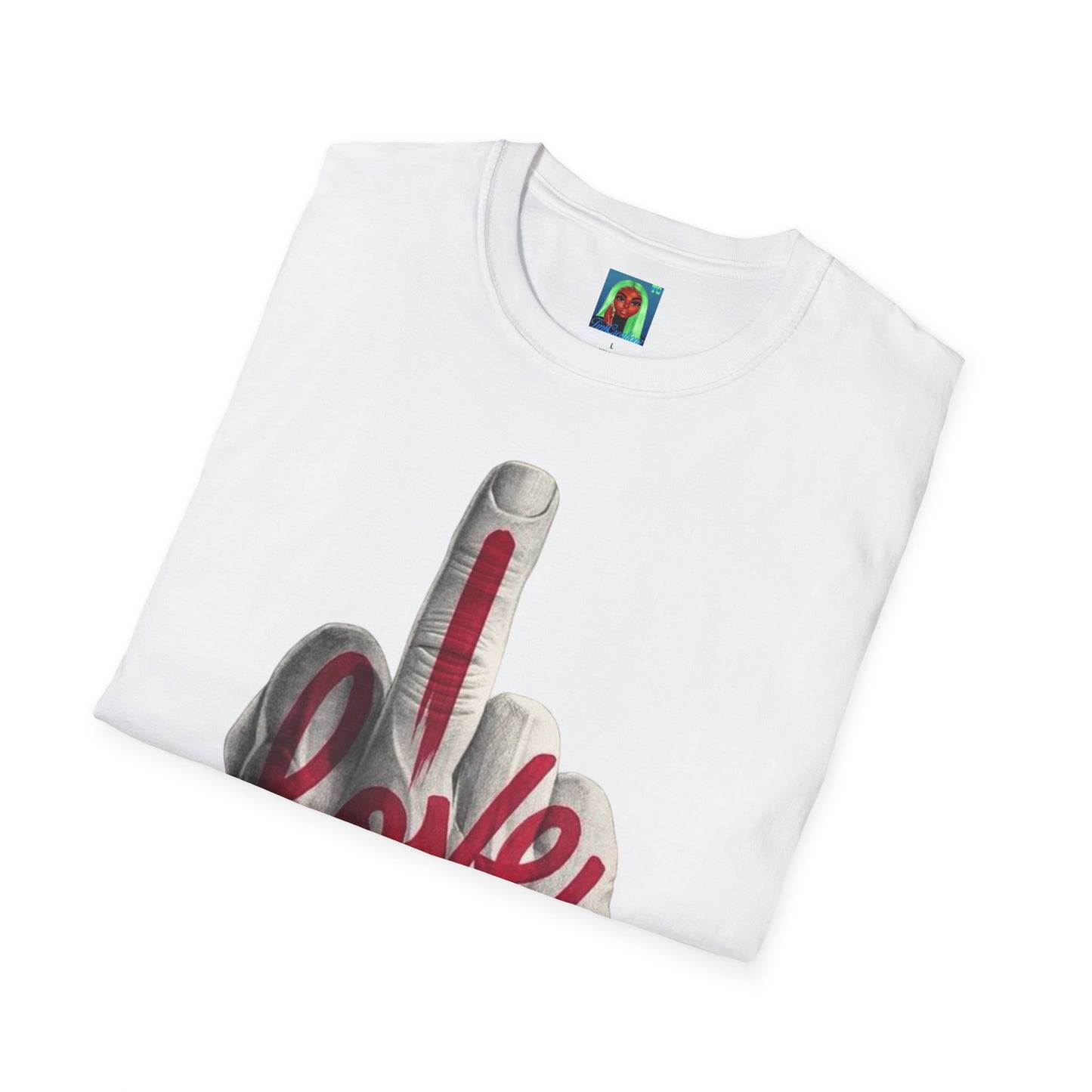 Middle Finger To Love Unisex T-Shirt