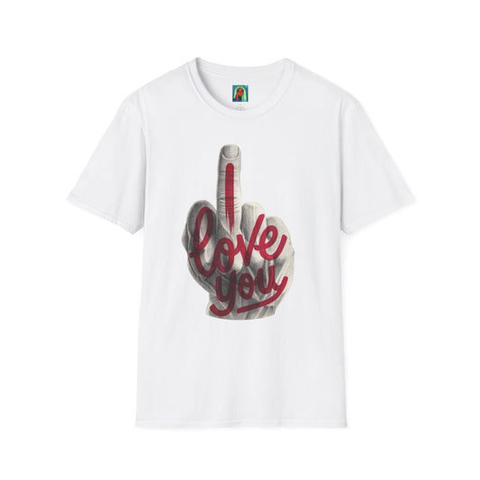 Middle Finger To Love Unisex T-Shirt