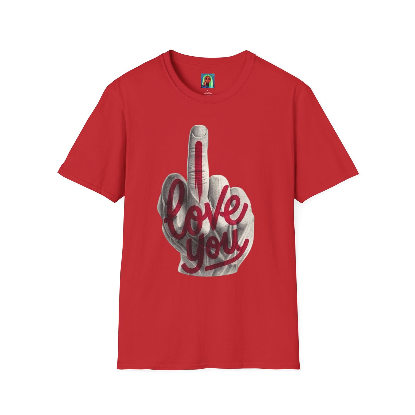 Middle Finger To Love Unisex T-Shirt