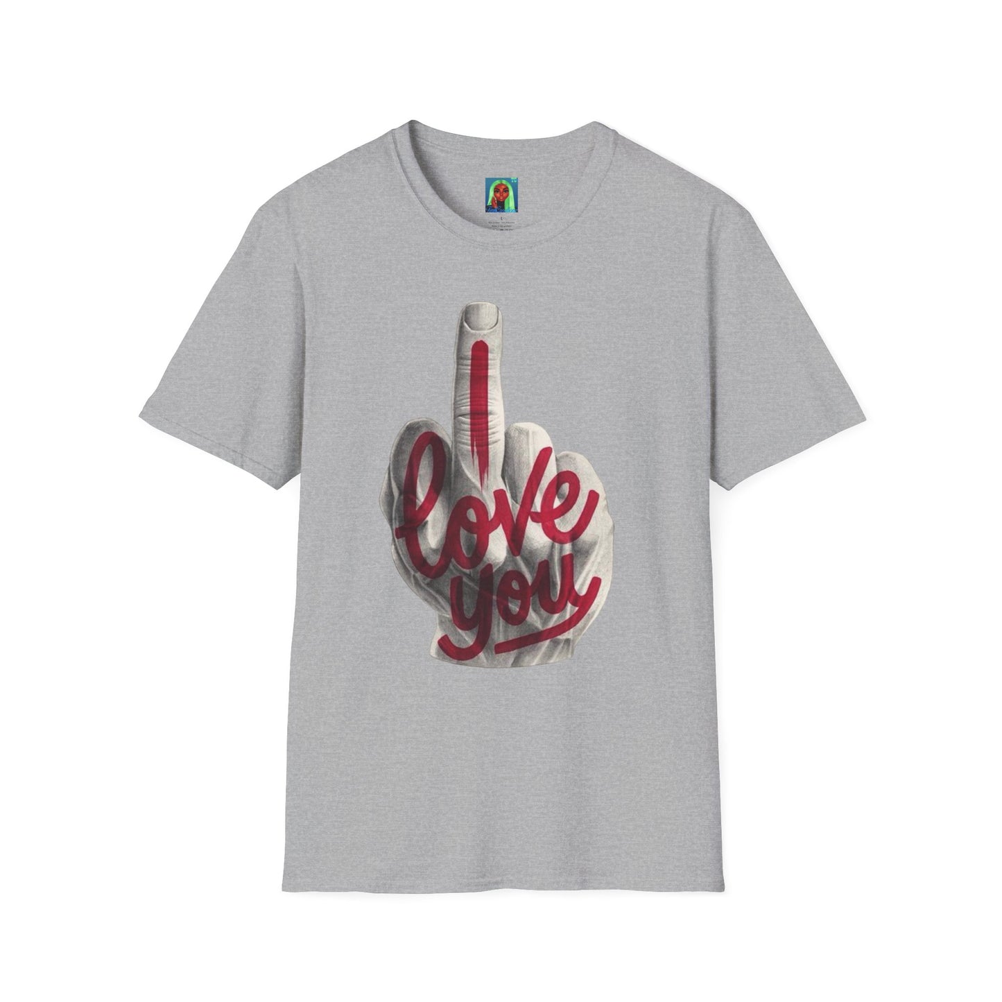 Middle Finger To Love Unisex T-Shirt