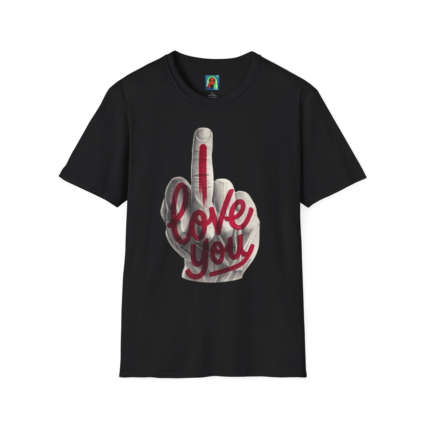 Middle Finger To Love Unisex T-Shirt
